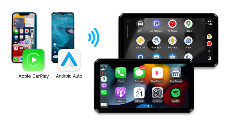 ワイヤレスCarPlay/Android Auto対応