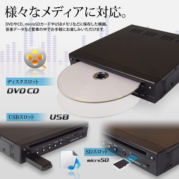 尾崎アナ車載DVDプレイヤー/プレサージュで使用。メイン画面で使用。 カーオーディオ