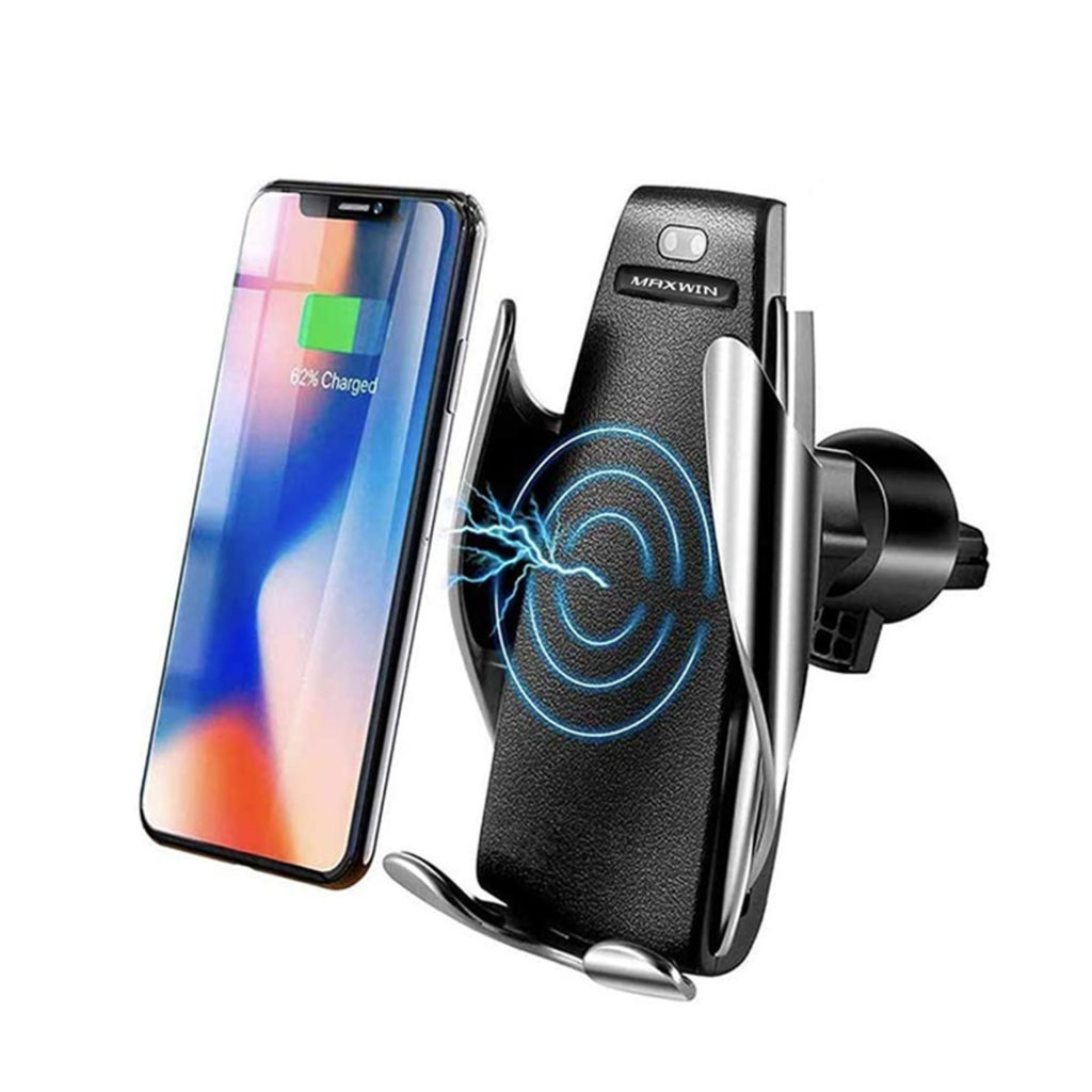 QIワイヤレス充電対応自動開閉式車載ホルダー KIT37 | マックスウィン
