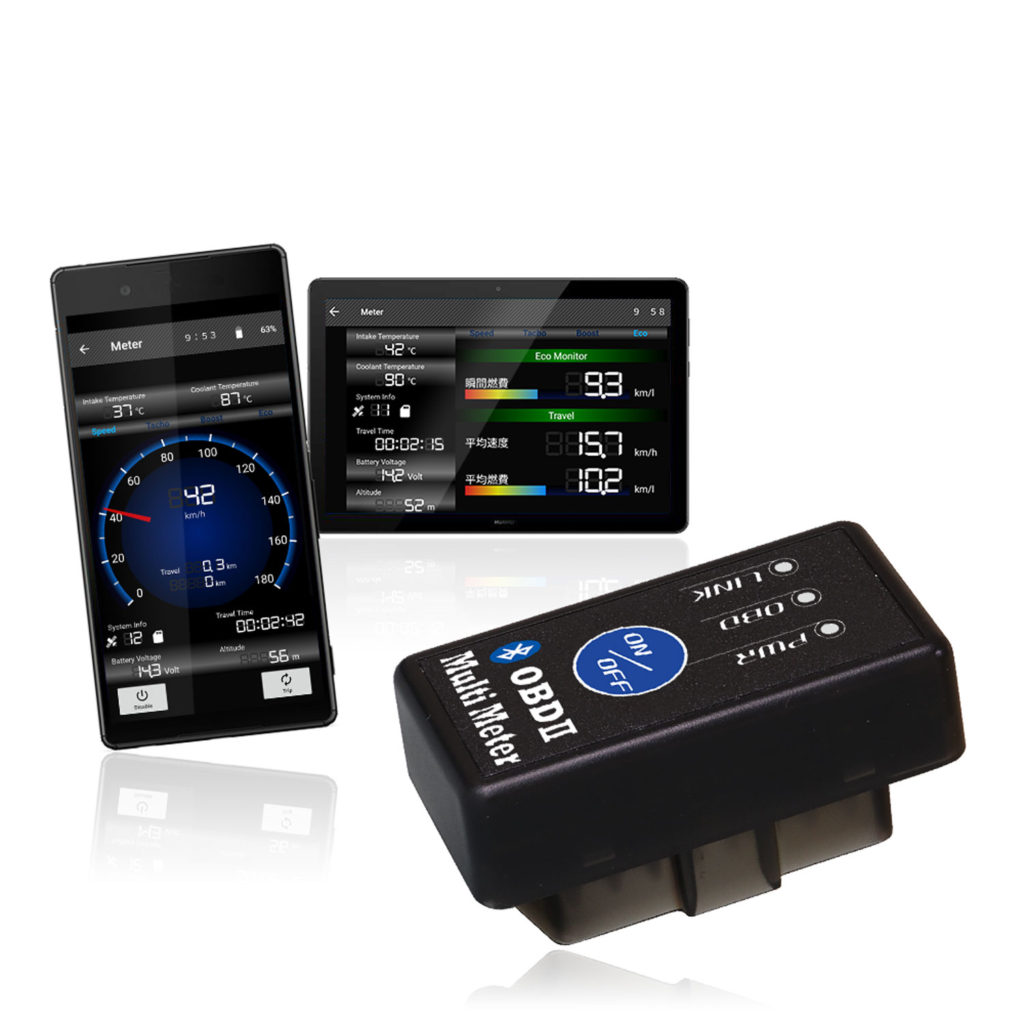 マルチファンクションディスプレイ OBD2メーター ロードスター デミオ 